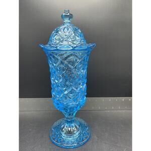 Vintage Blue Candy Dish No Chips Beautiful